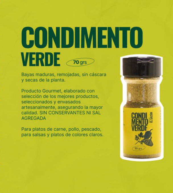 Condimento Verde Gourmet 30g