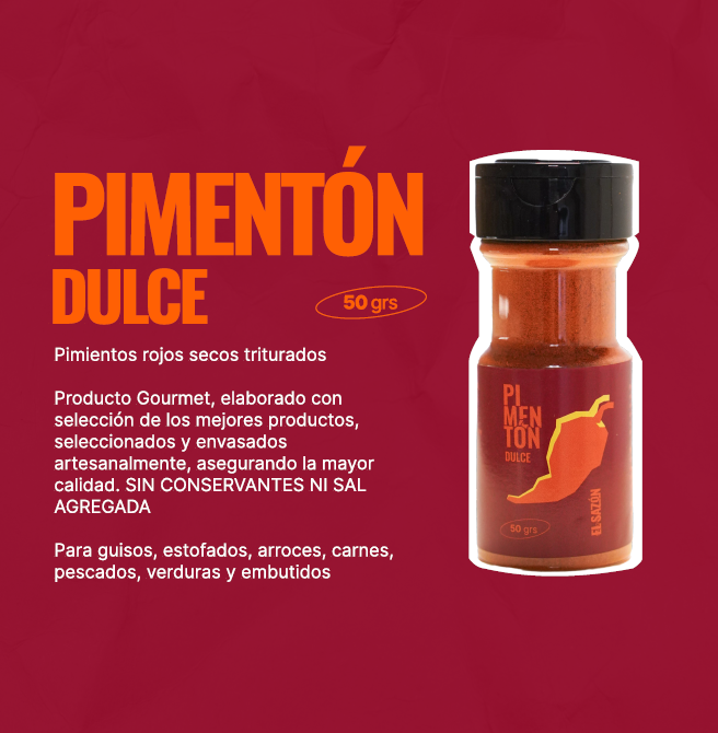 Pimentón Dulce Gourmet 50g
